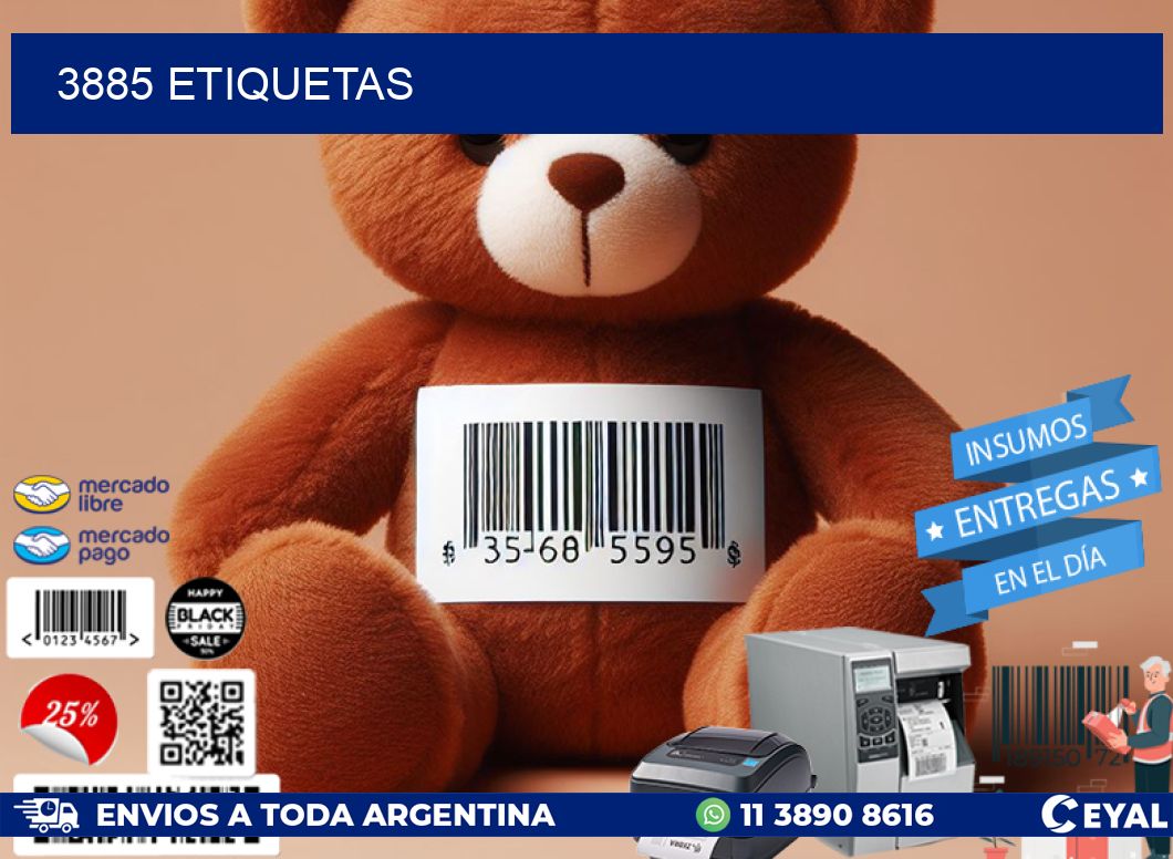 3885 ETIQUETAS