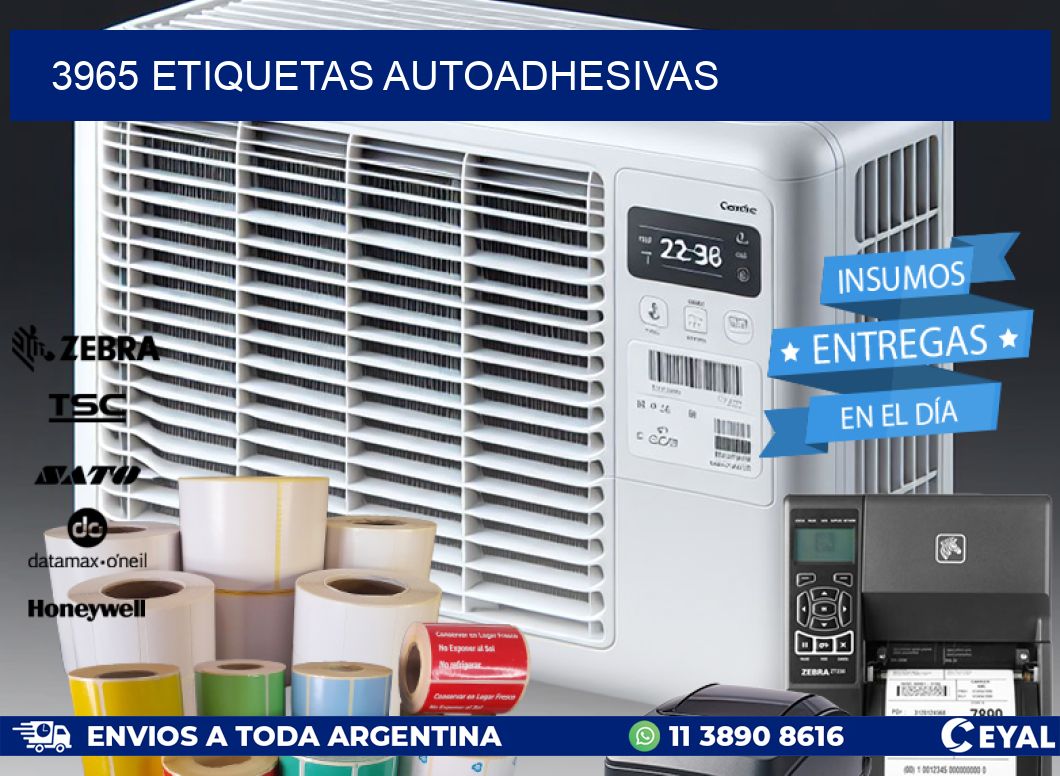 3965 ETIQUETAS AUTOADHESIVAS