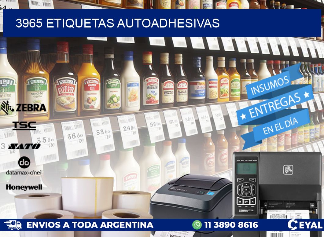 3965 ETIQUETAS AUTOADHESIVAS