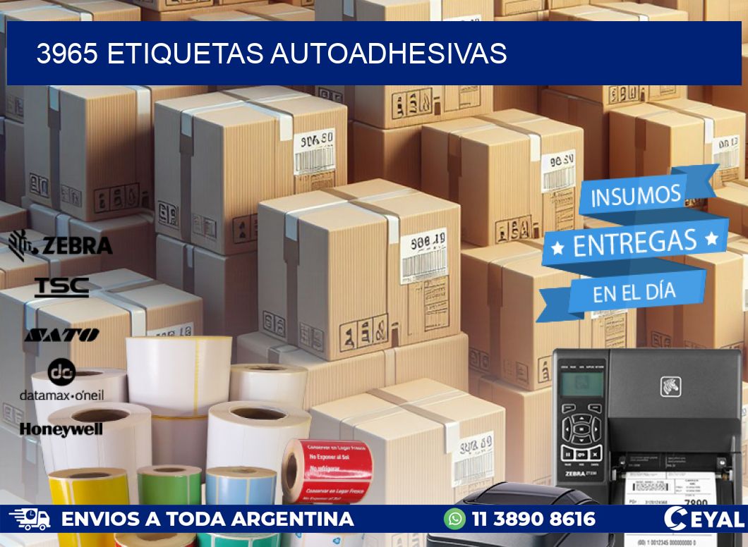 3965 ETIQUETAS AUTOADHESIVAS