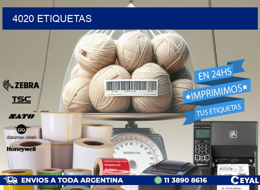 4020 ETIQUETAS