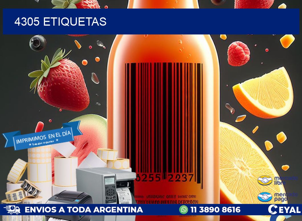 4305 ETIQUETAS
