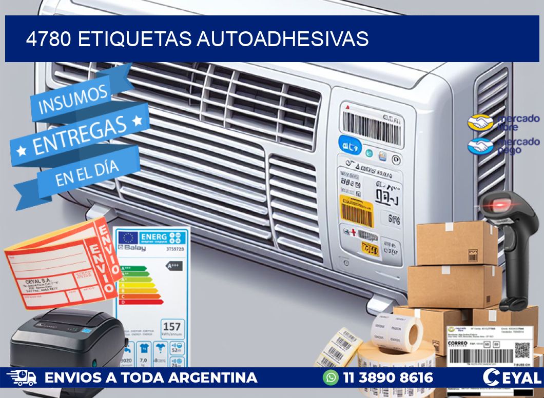 4780 ETIQUETAS AUTOADHESIVAS