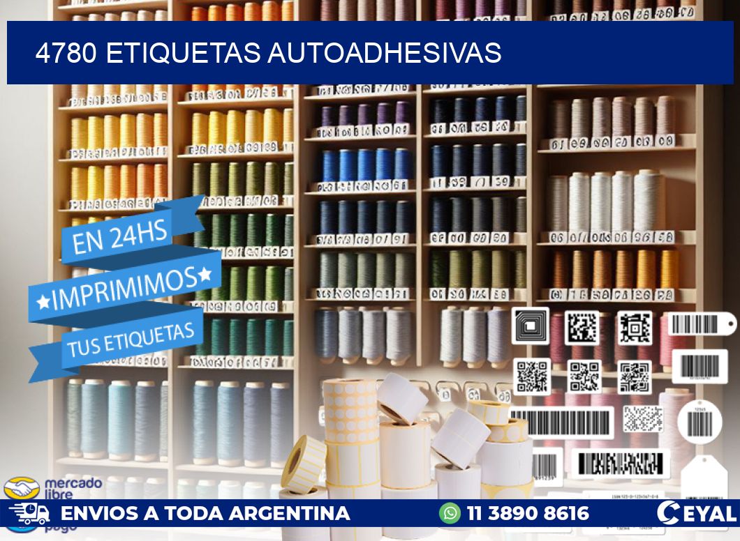 4780 ETIQUETAS AUTOADHESIVAS