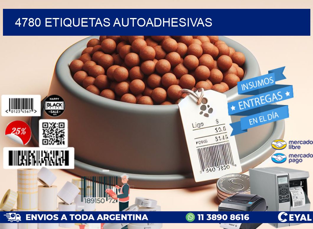 4780 ETIQUETAS AUTOADHESIVAS