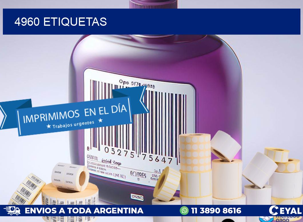 4960 ETIQUETAS