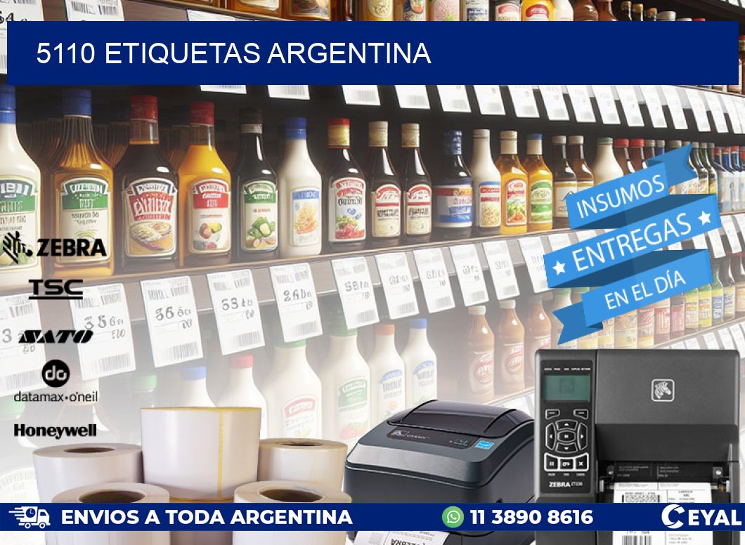 5110 ETIQUETAS ARGENTINA