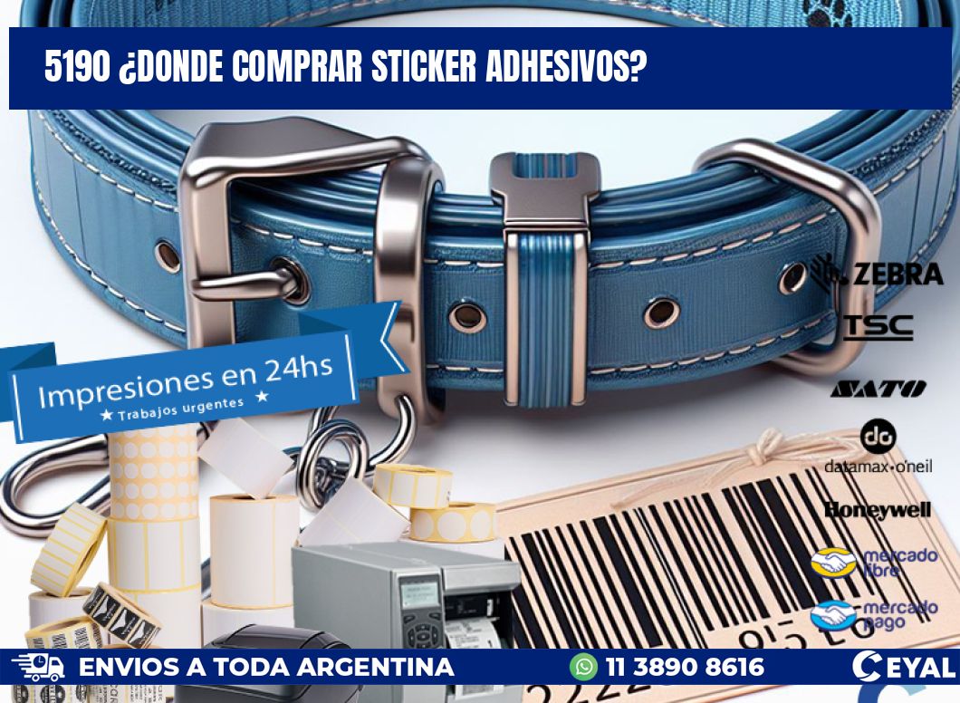 5190 ¿DONDE COMPRAR STICKER ADHESIVOS?