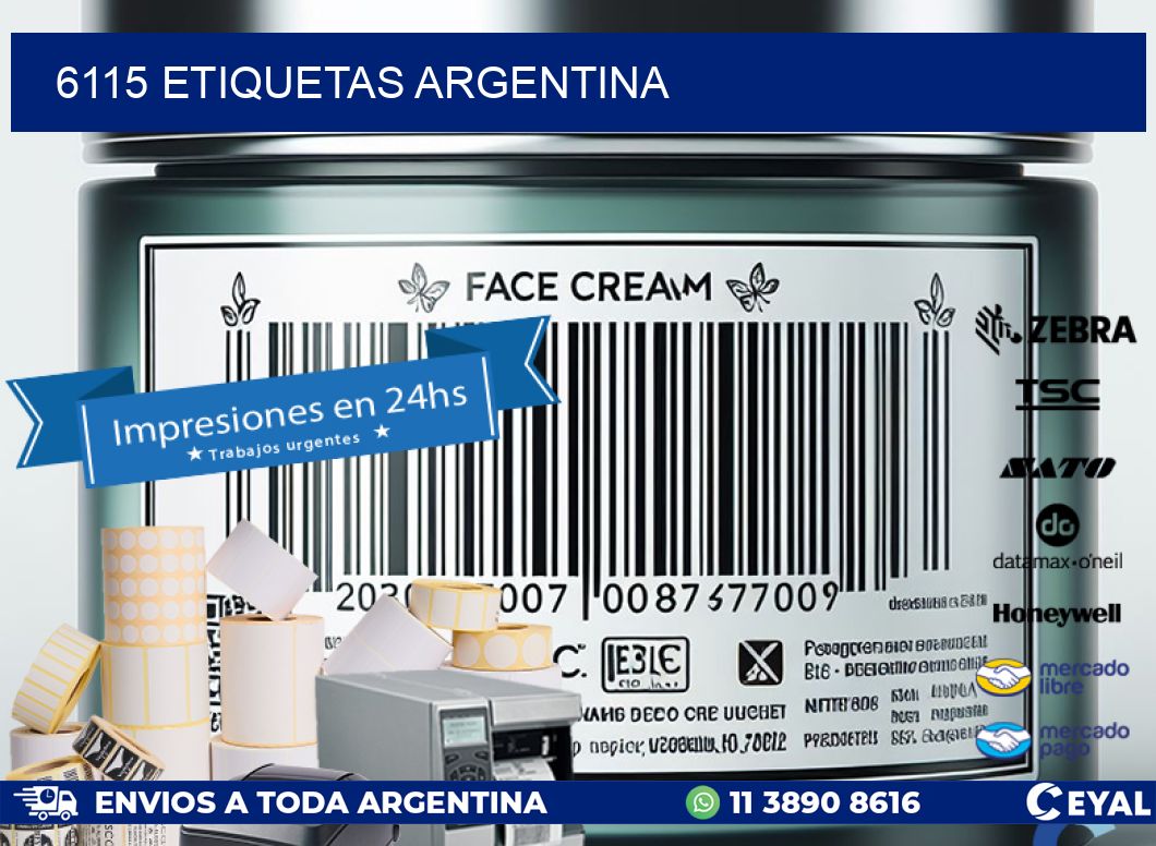 6115 ETIQUETAS ARGENTINA