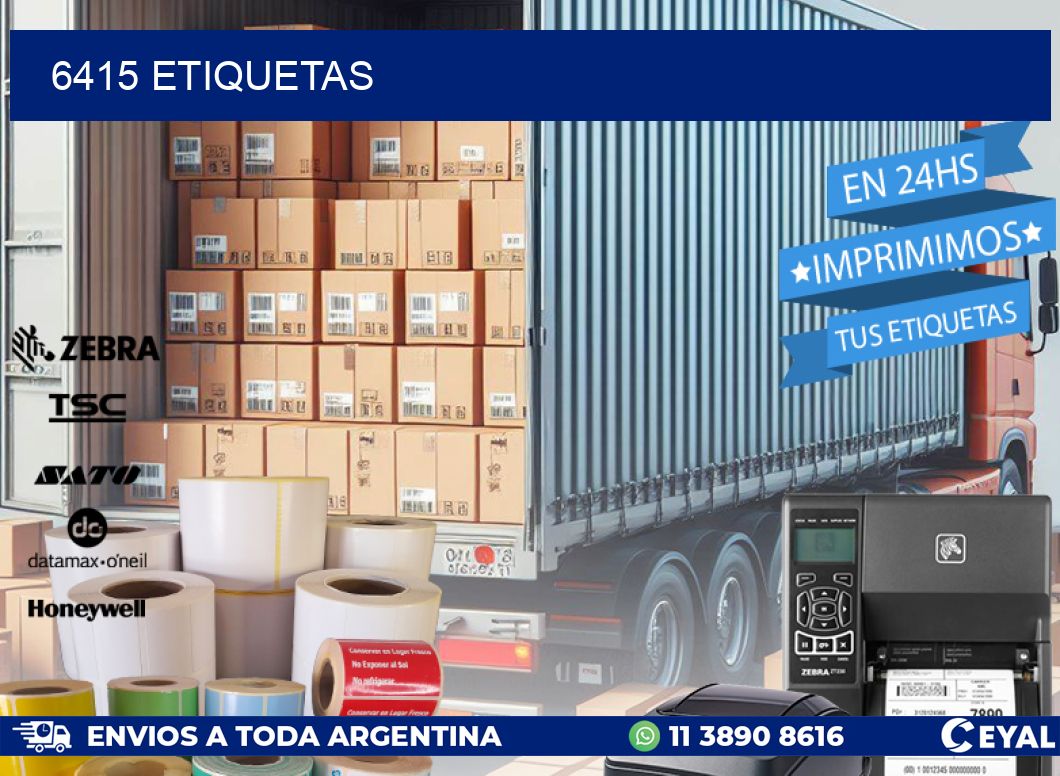 6415 ETIQUETAS