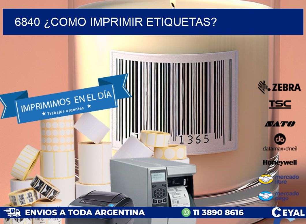 6840 ¿COMO IMPRIMIR ETIQUETAS?