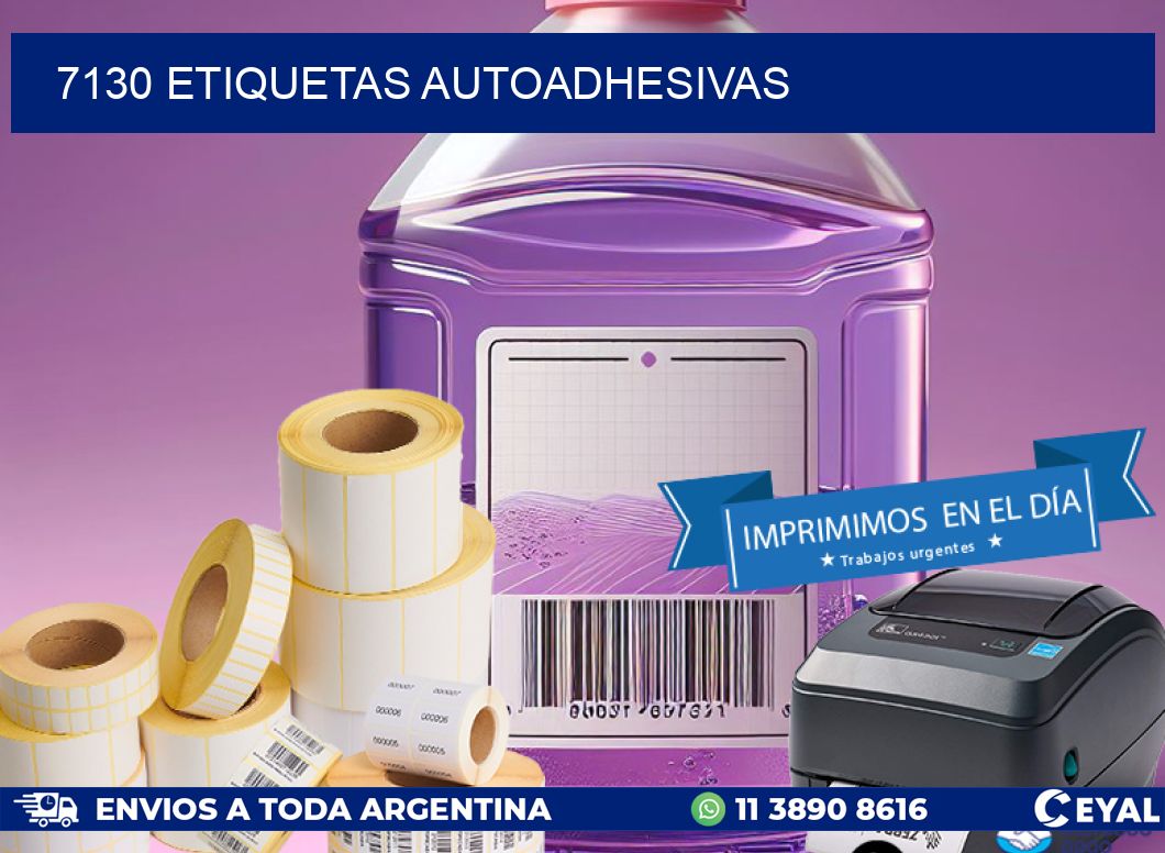 7130 ETIQUETAS AUTOADHESIVAS