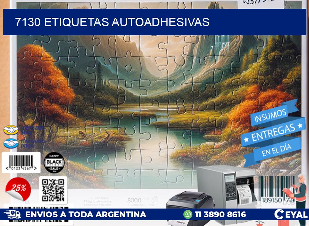7130 ETIQUETAS AUTOADHESIVAS