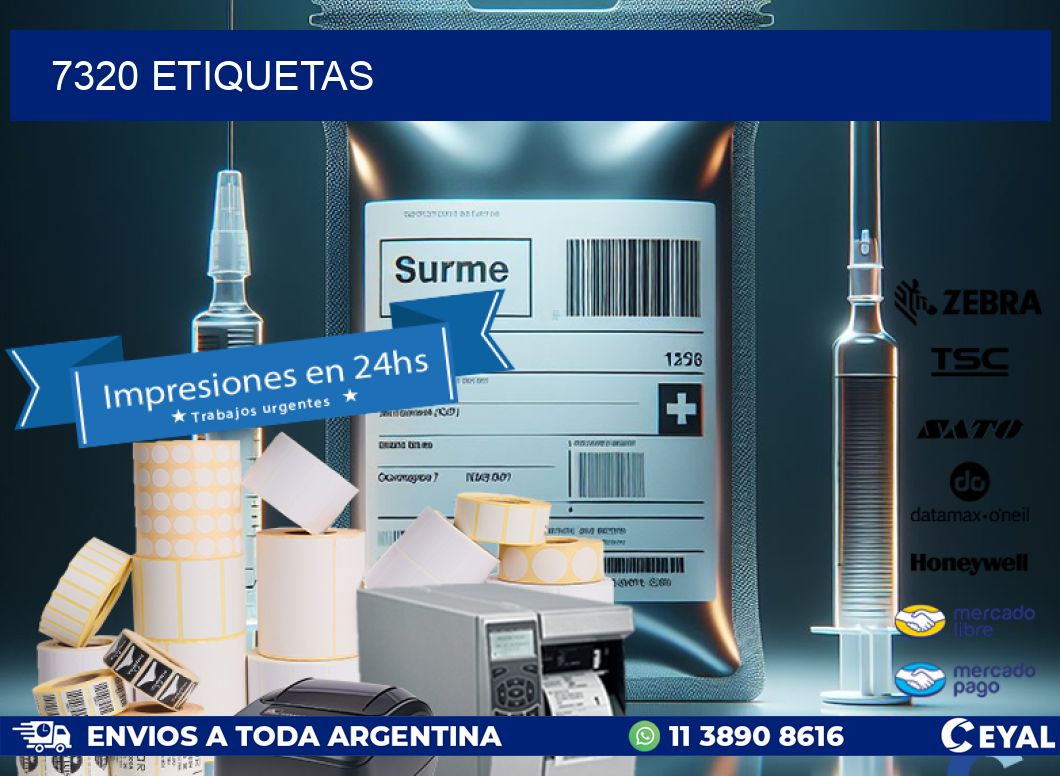 7320 ETIQUETAS