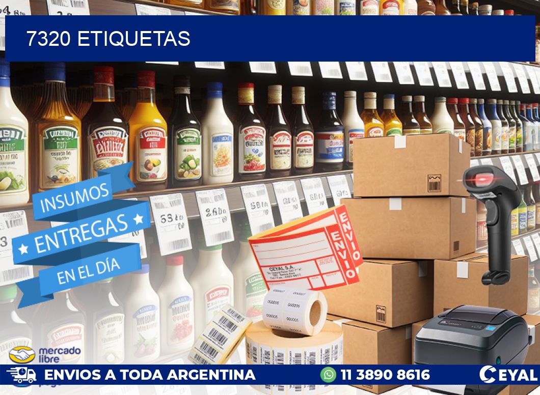 7320 ETIQUETAS
