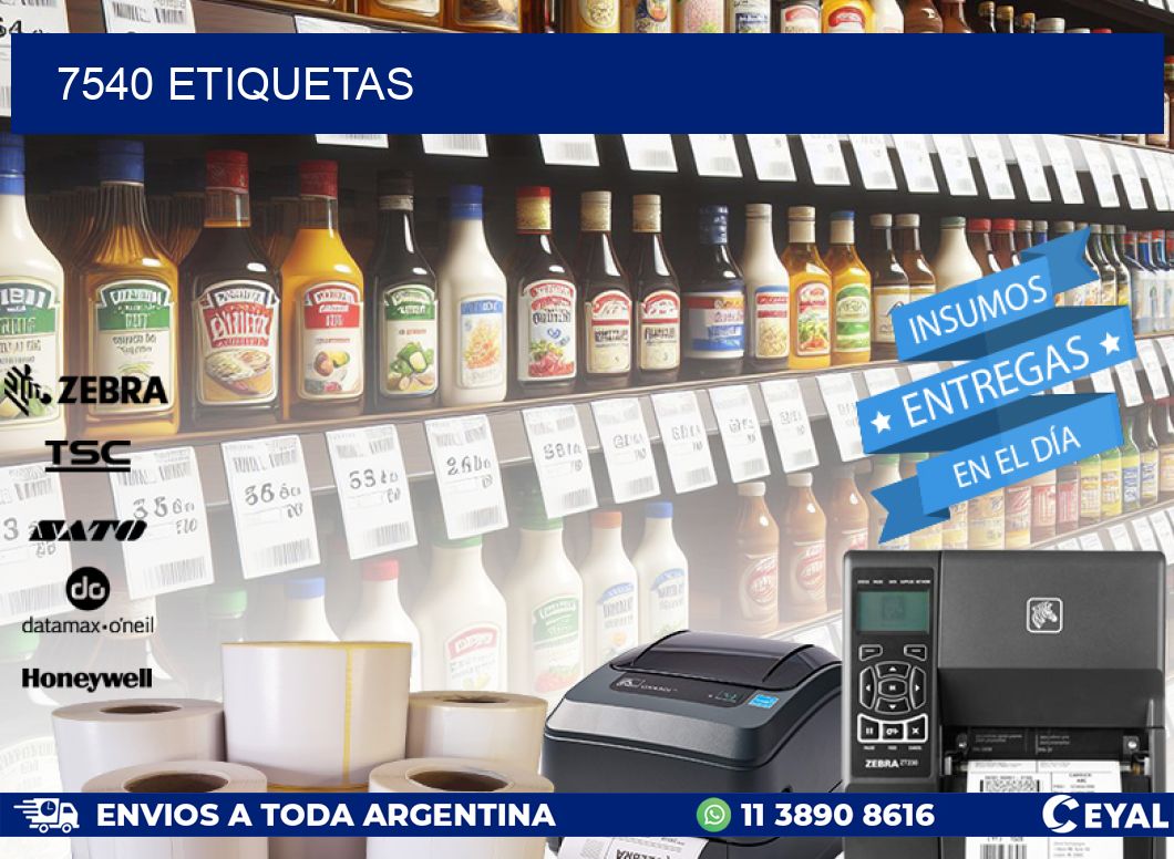 7540 ETIQUETAS