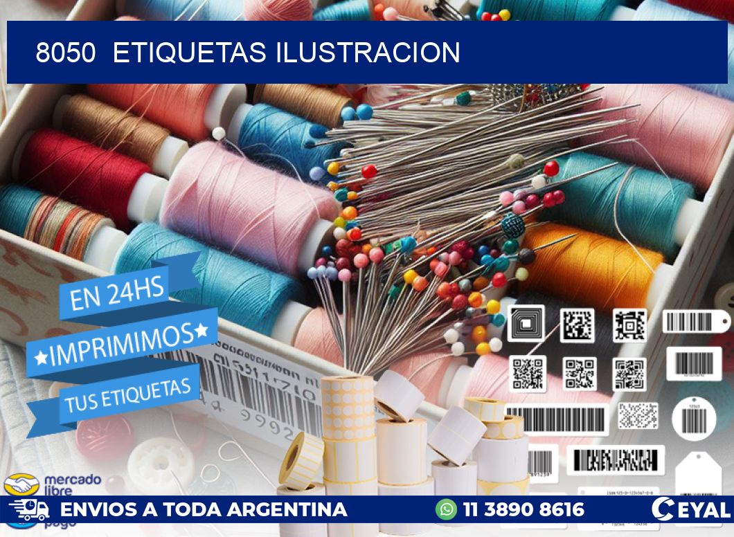 8050 ETIQUETAS ILUSTRACION