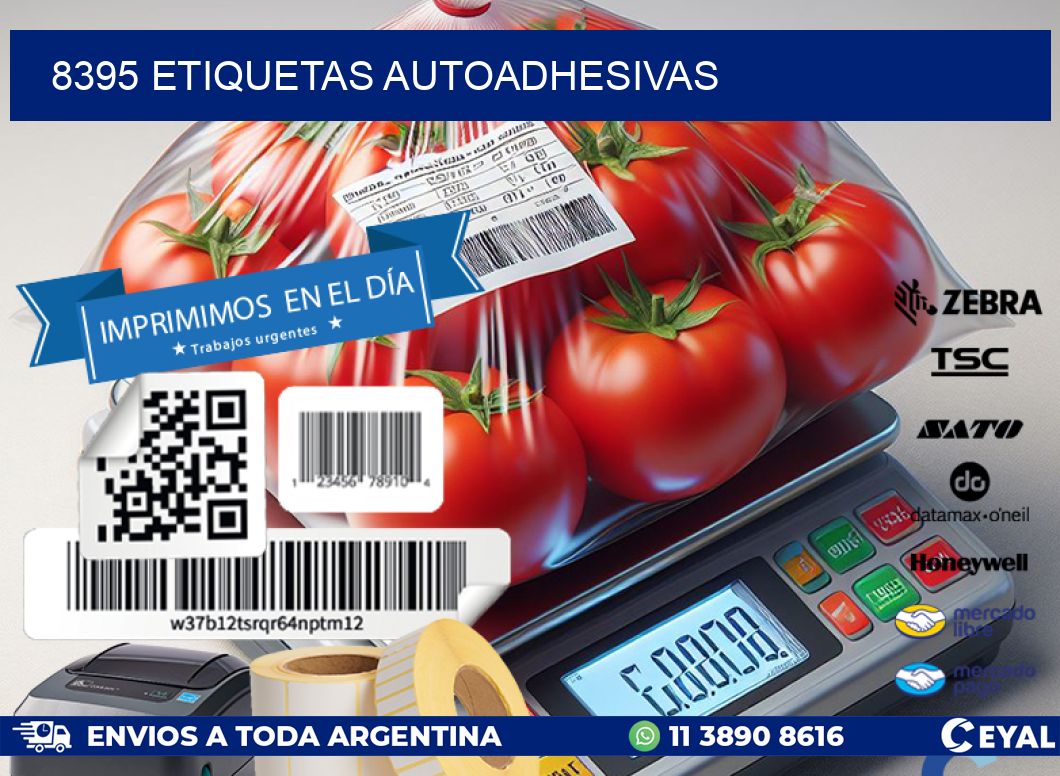 8395 ETIQUETAS AUTOADHESIVAS
