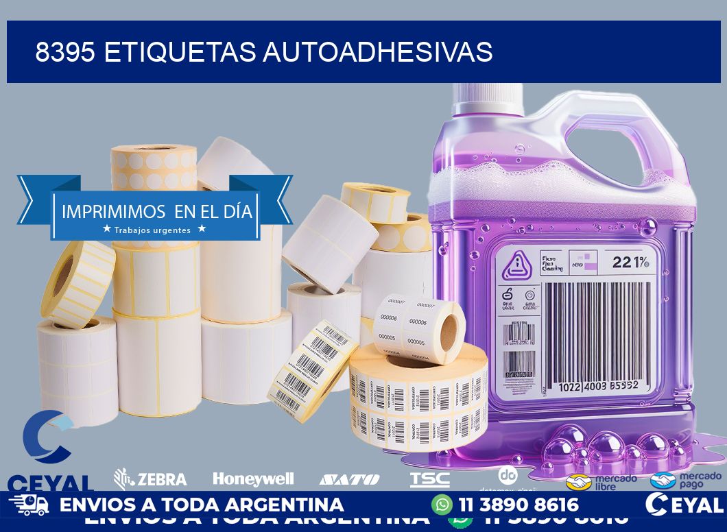 8395 ETIQUETAS AUTOADHESIVAS