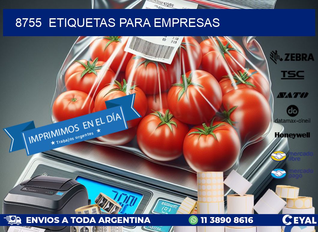 8755 ETIQUETAS PARA EMPRESAS