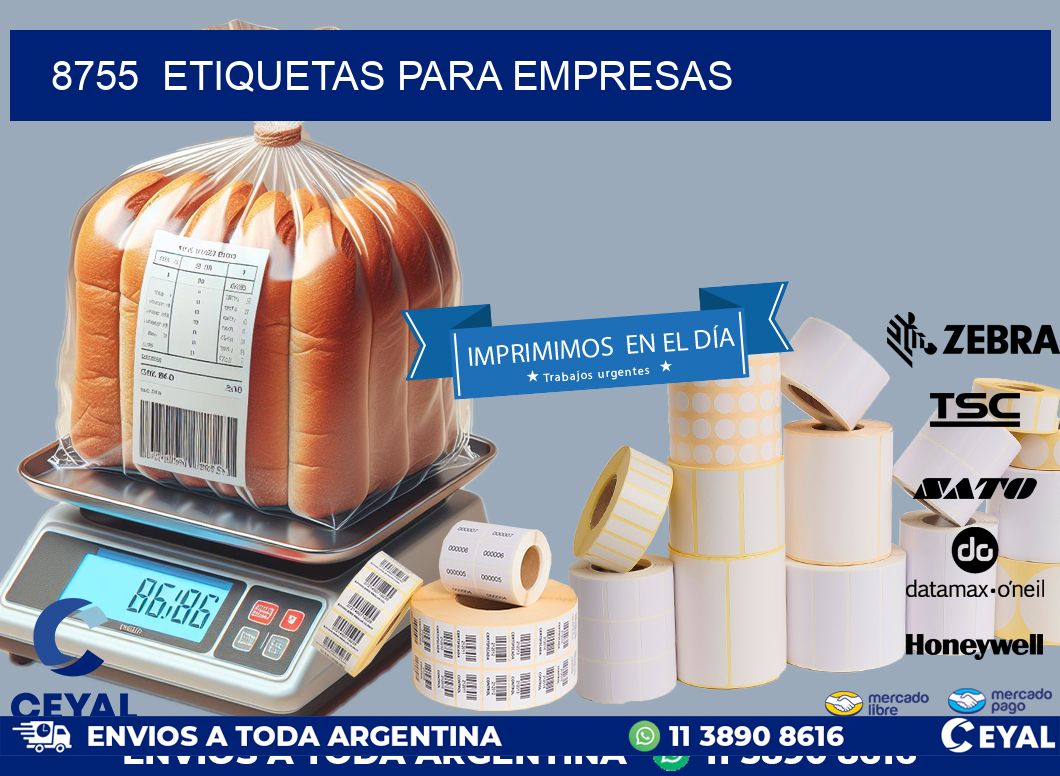 8755 ETIQUETAS PARA EMPRESAS
