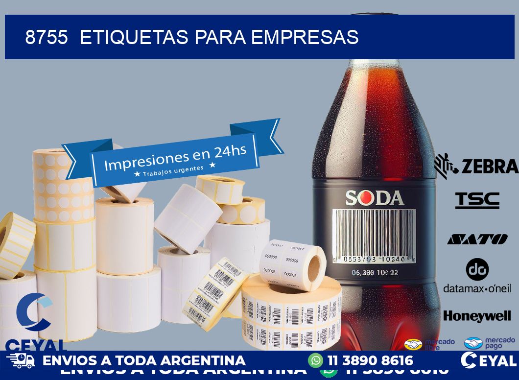 8755 ETIQUETAS PARA EMPRESAS