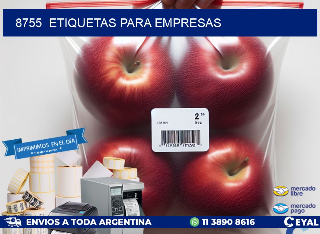 8755 ETIQUETAS PARA EMPRESAS