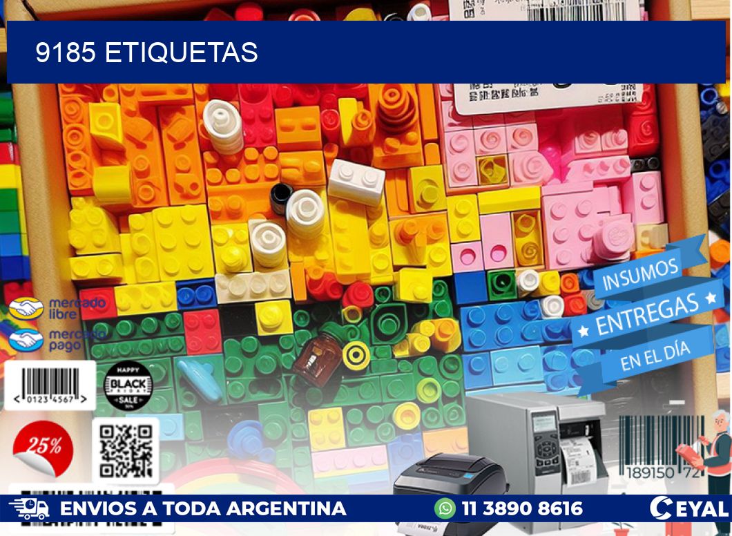 9185 ETIQUETAS