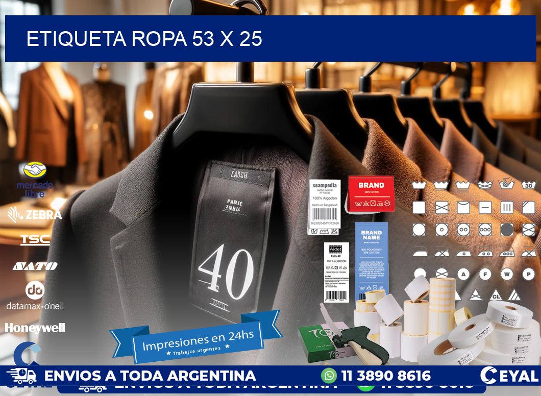 ETIQUETA ROPA 53 x 25