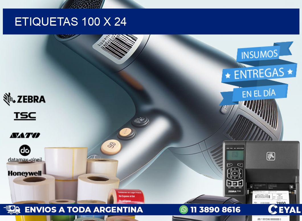 ETIQUETAS 100 x 24