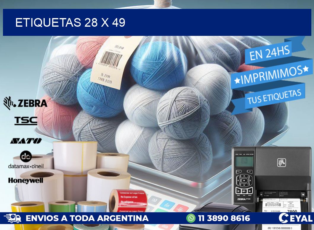 ETIQUETAS 28 x 49