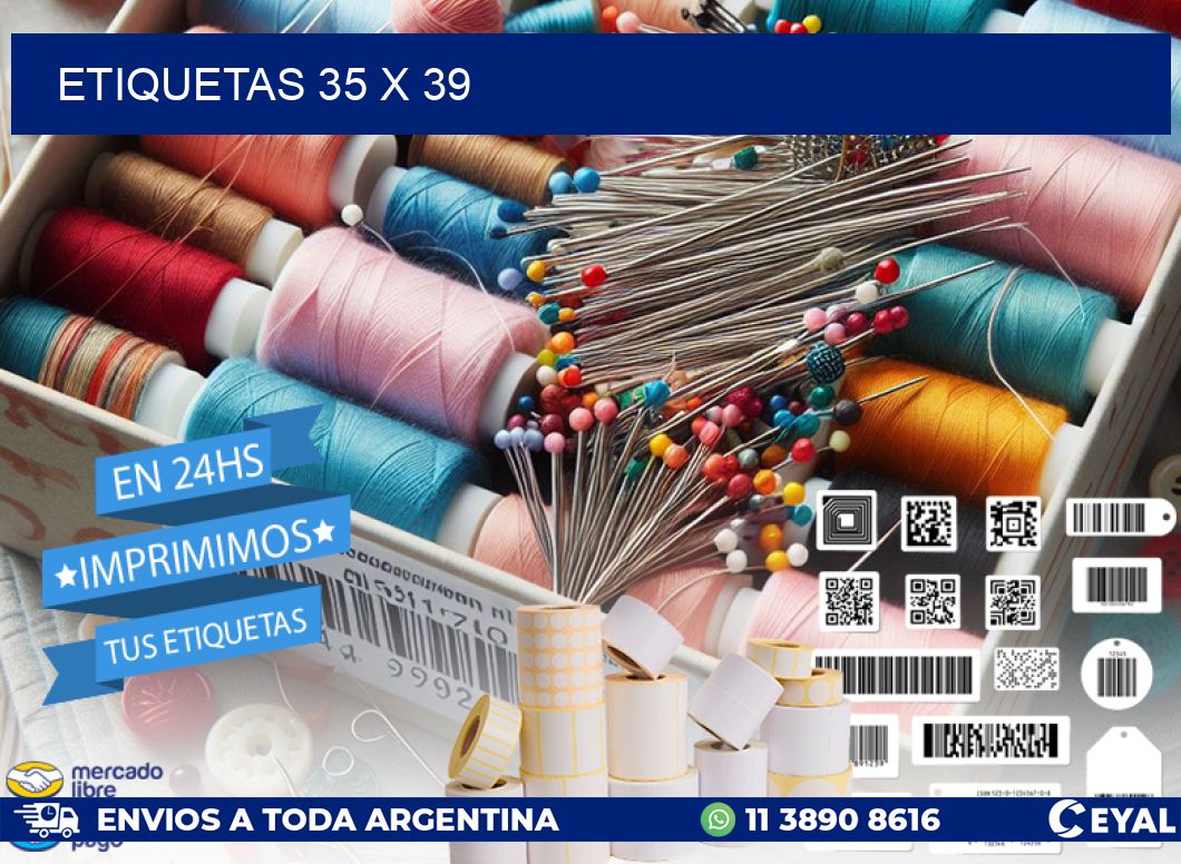 ETIQUETAS 35 x 39