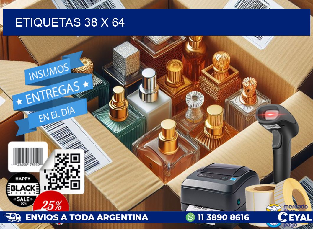 ETIQUETAS 38 x 64