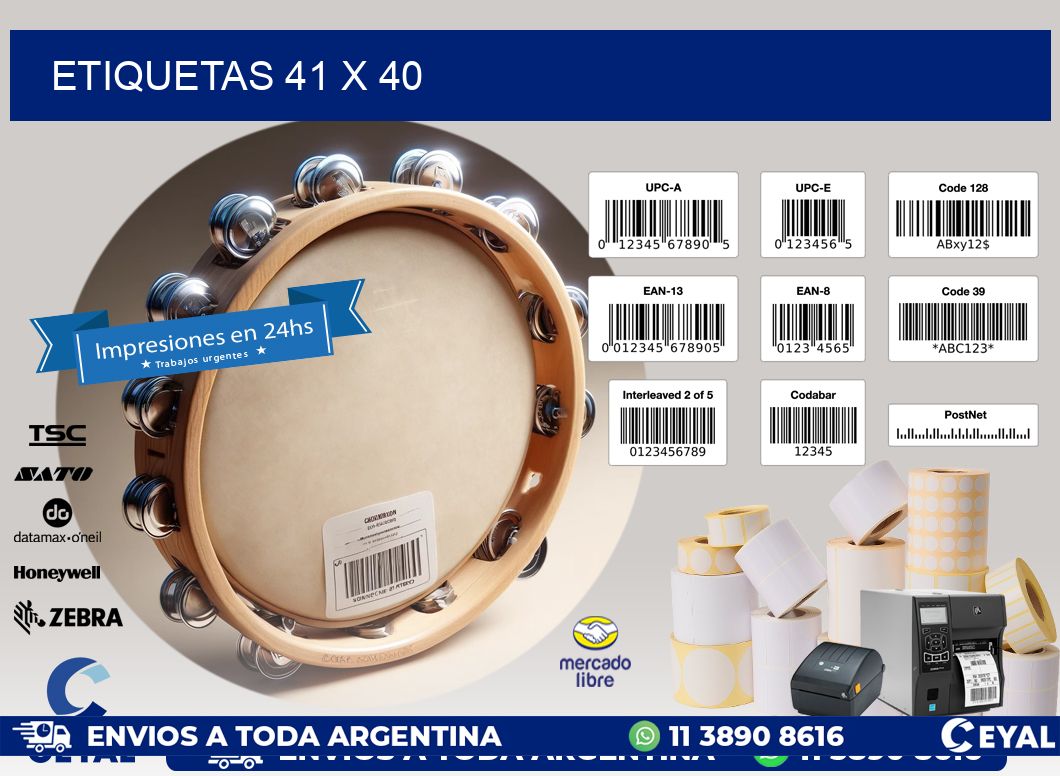 ETIQUETAS 41 x 40