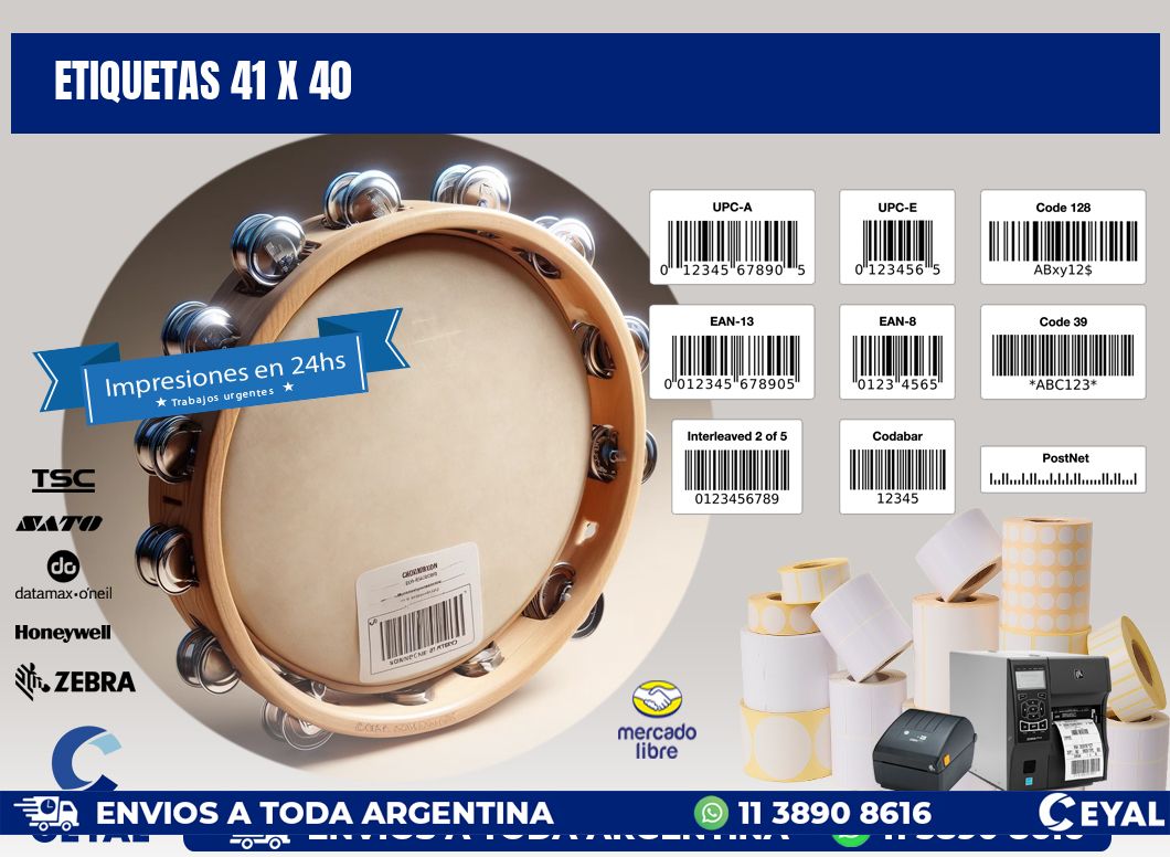 ETIQUETAS 41 x 40