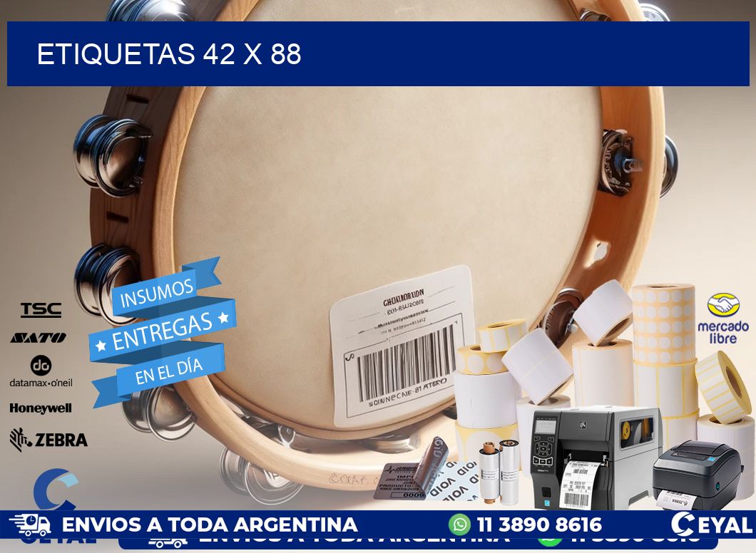 ETIQUETAS 42 x 88