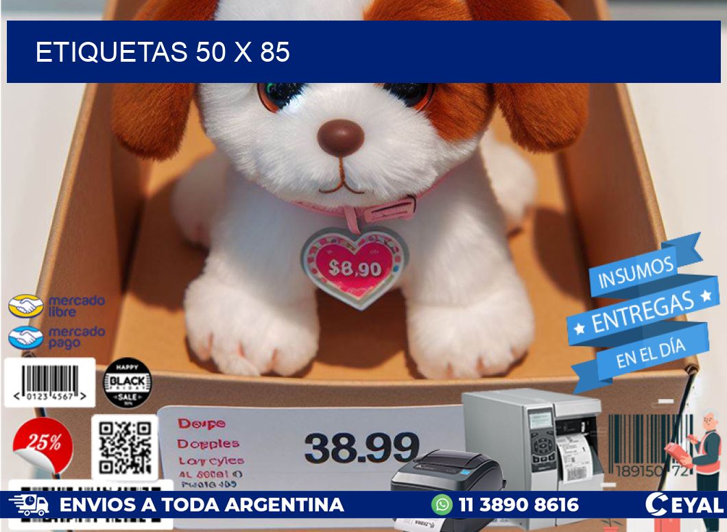 ETIQUETAS 50 x 85