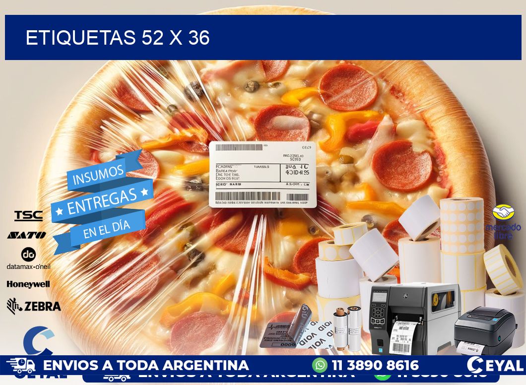ETIQUETAS 52 x 36