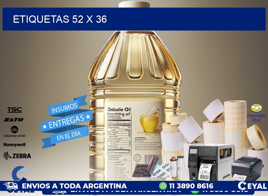 ETIQUETAS 52 x 36