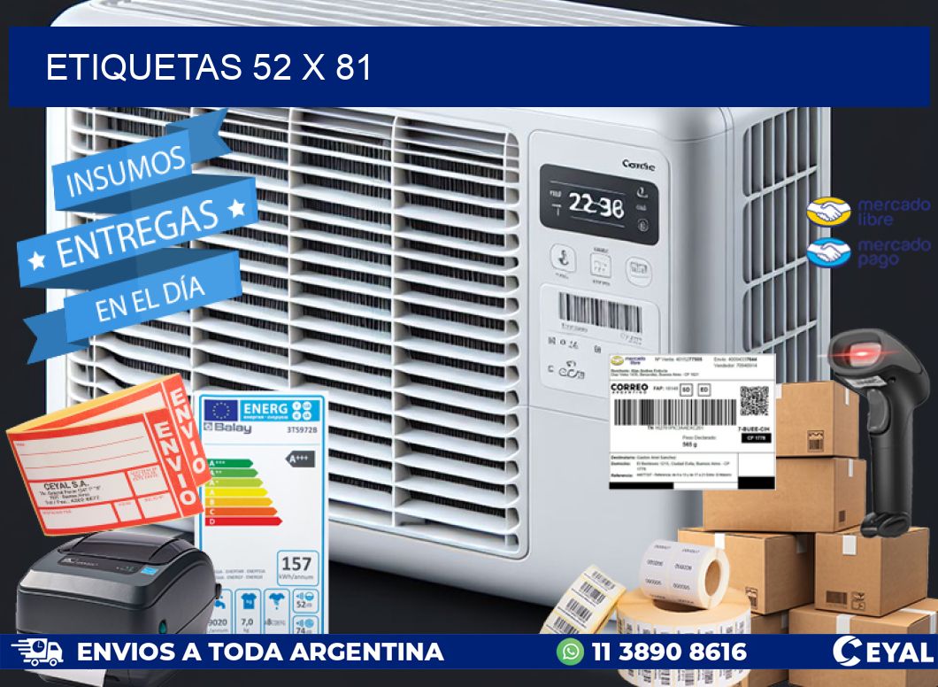 ETIQUETAS 52 x 81
