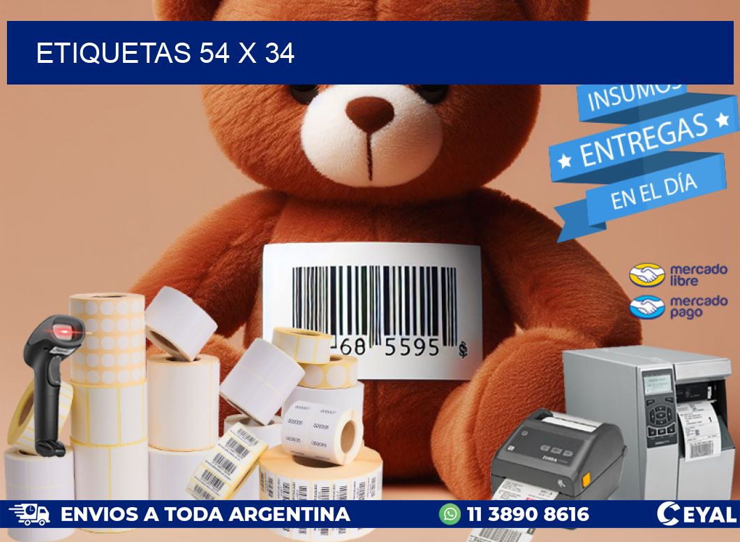 ETIQUETAS 54 x 34