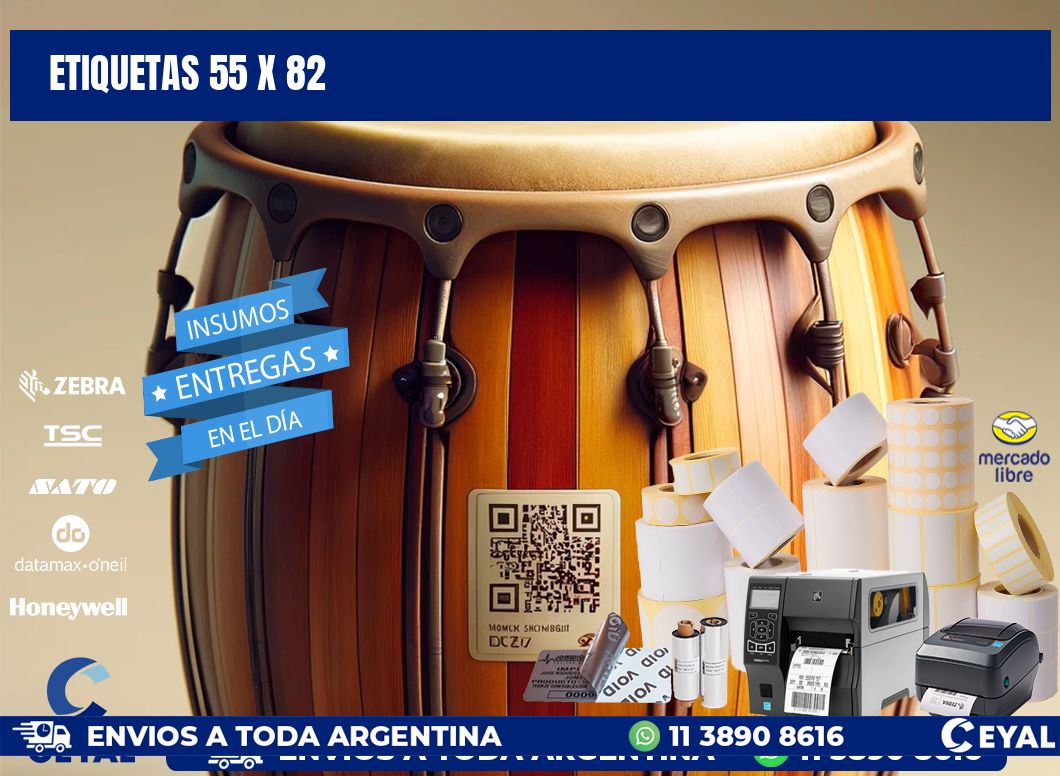 ETIQUETAS 55 x 82