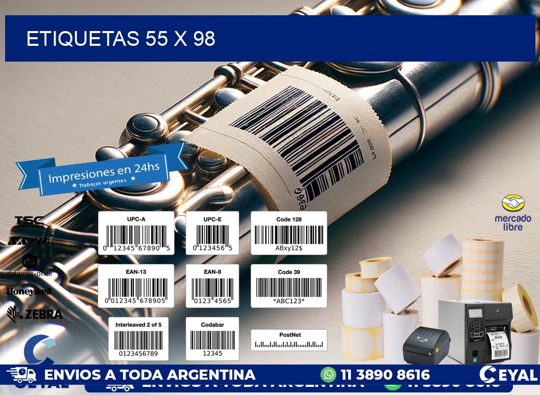 ETIQUETAS 55 x 98