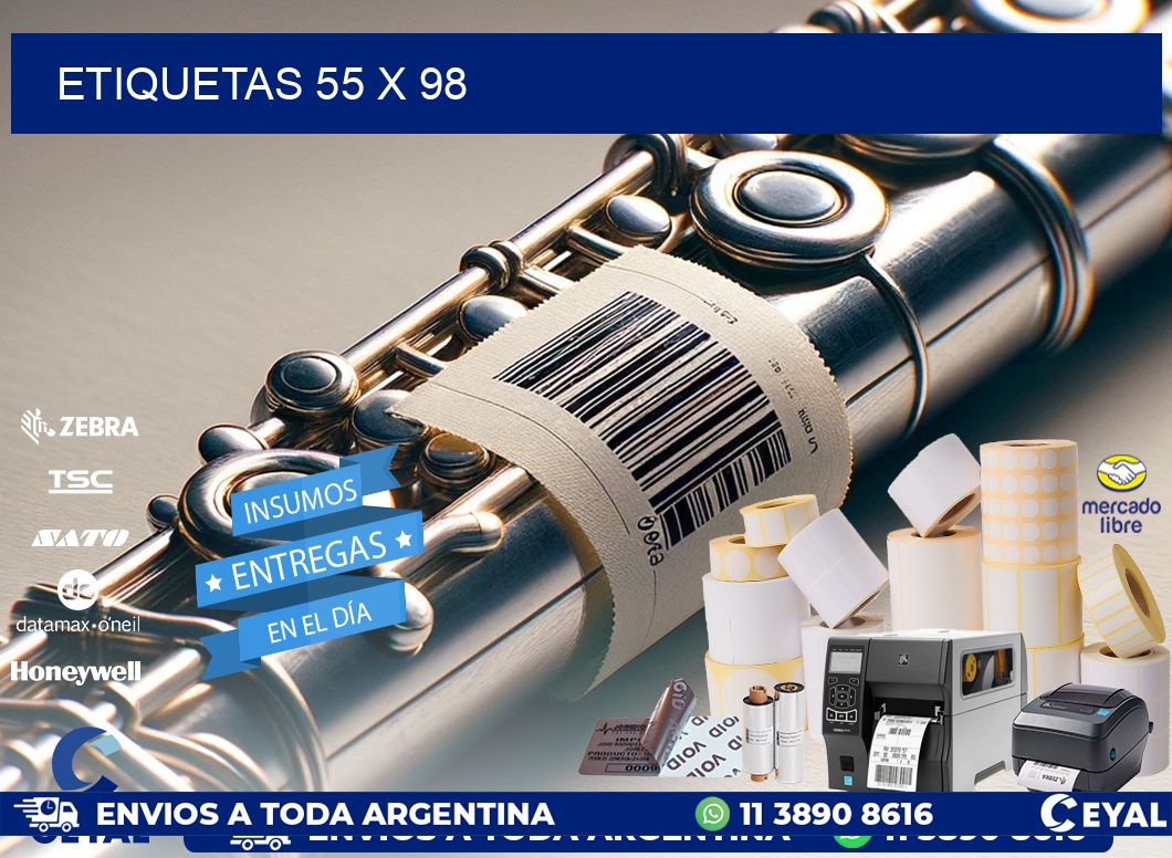 ETIQUETAS 55 x 98