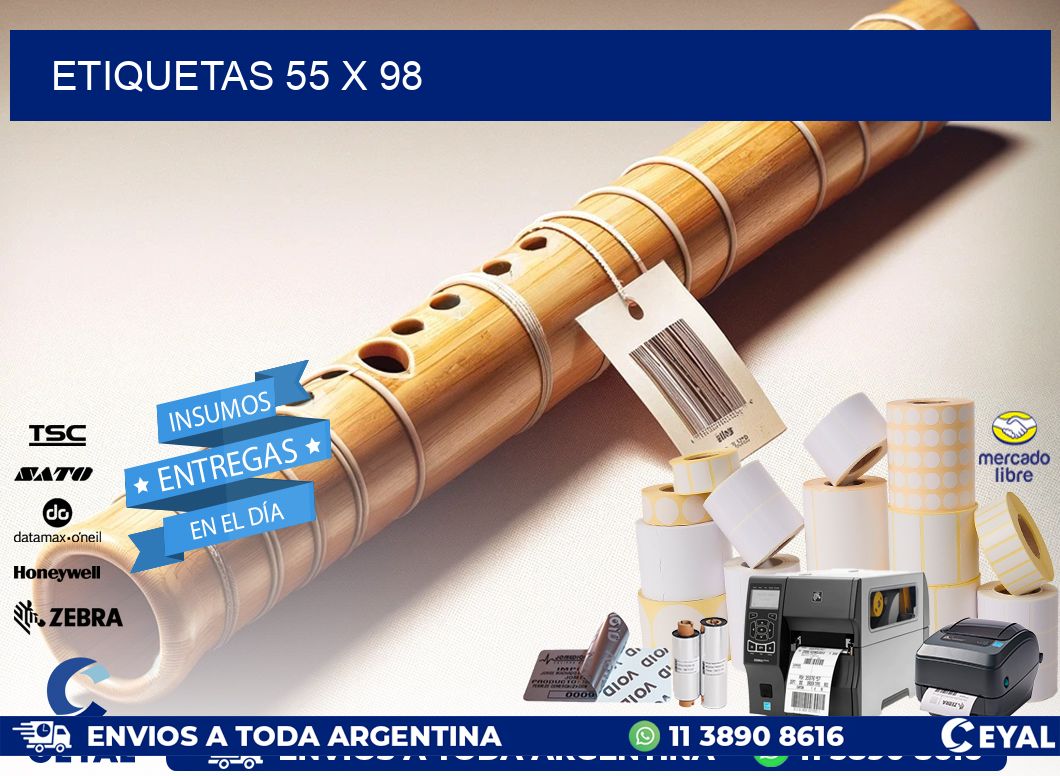 ETIQUETAS 55 x 98