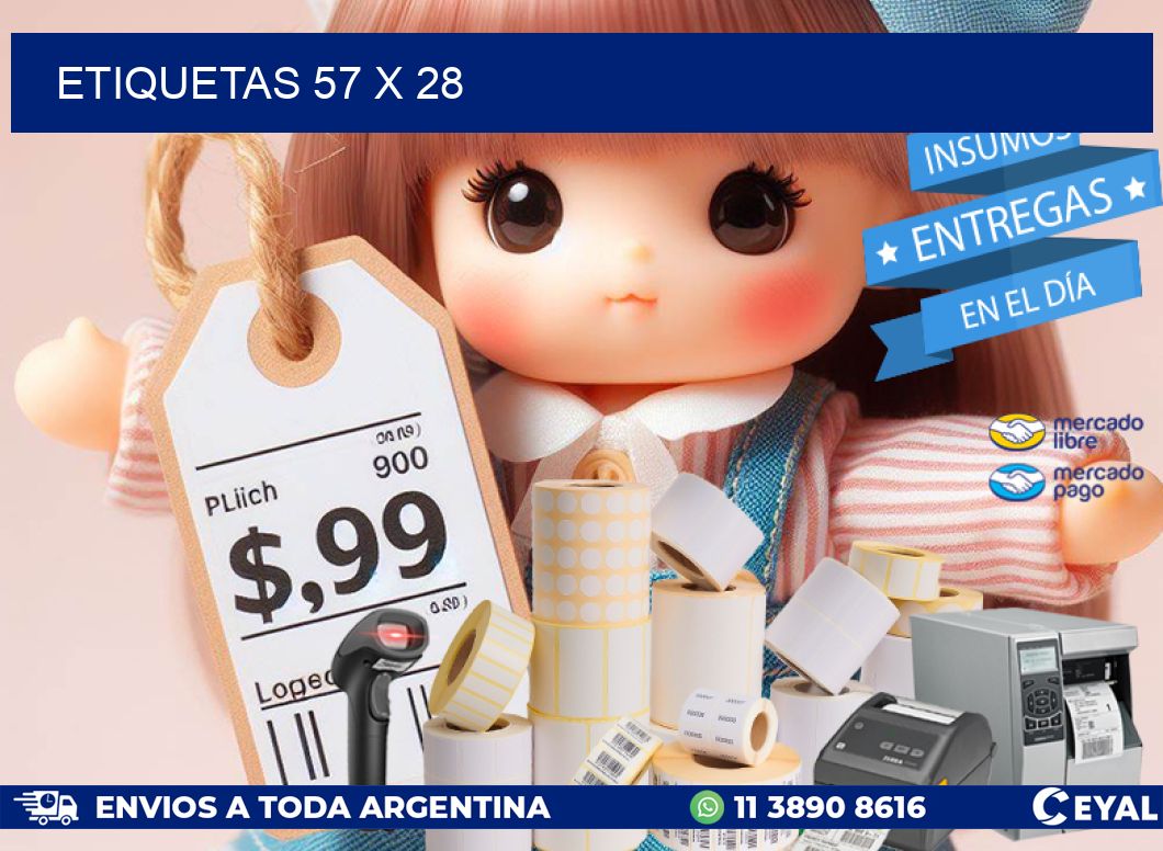 ETIQUETAS 57 x 28