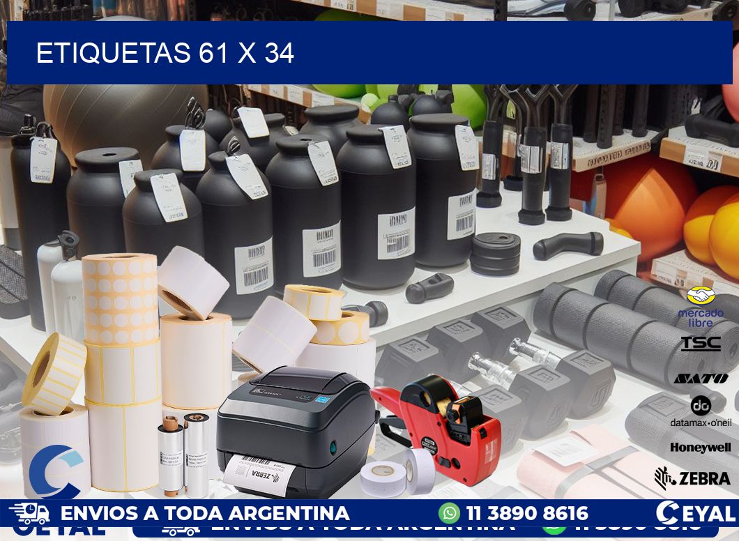 ETIQUETAS 61 x 34