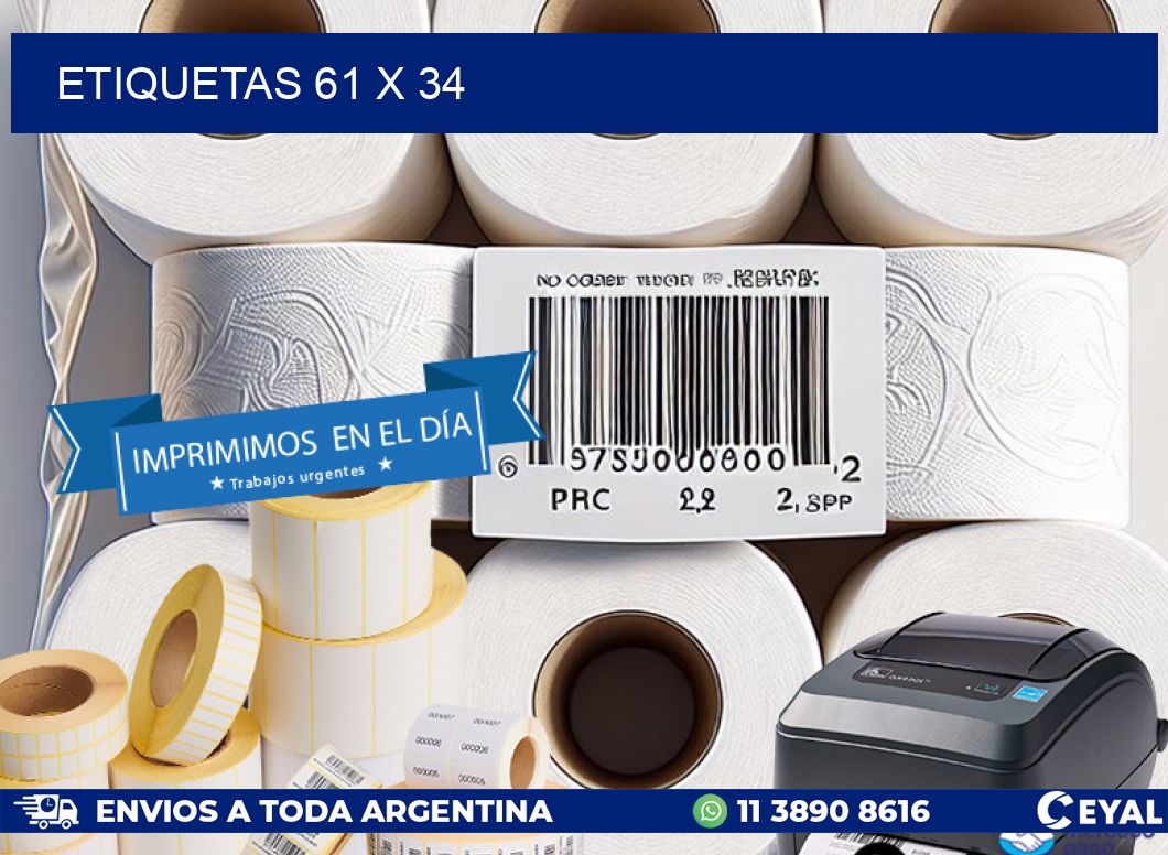 ETIQUETAS 61 x 34