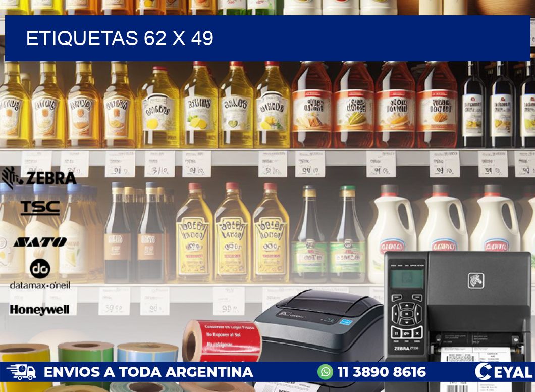 ETIQUETAS 62 x 49