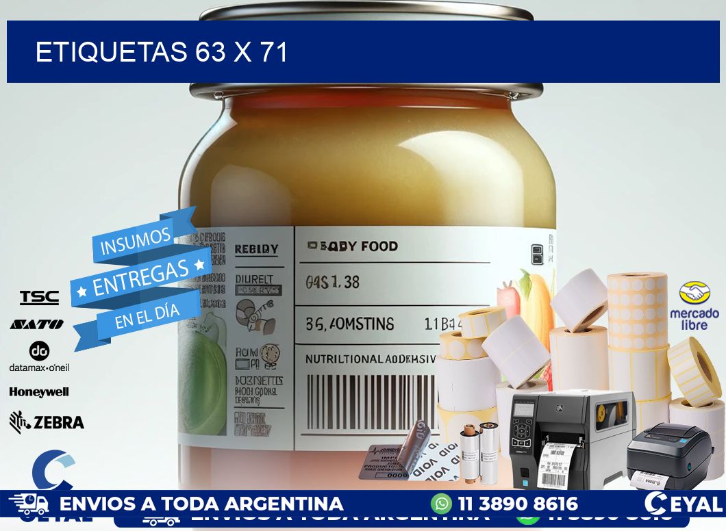 ETIQUETAS 63 x 71